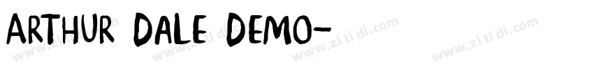 Arthur Dale Demo字体转换
